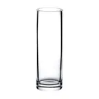 image of Turgla 18915 Decorative Glass Bud Vase, 7" Dia x 19" H, Round Straight Style, Clear Crystal Finish