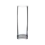 image of Turgla 18918 - Clear Glass Bud Vase, 5" Dia x 15" H, Round Style, Tabletop Accent