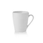 image of Turgla ASA01MG00 Delta-Coupe Mug, 3.25" Dia x 3.75" H, 9 Oz White Porcelain, Non-Stackable