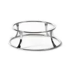 image of Turgla BM4110 Display Riser, Round 12" Dia x 4.25" H, Silver Stainless Steel, 4" Height