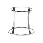 image of Turgla BM4111 Metal Display Riser, Round 10" Diameter x 8.75" Height, Silver Stainless Steel Finish