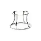 image of Turgla BM4112 Round Stainless Steel Display Riser, 11.5" Dia x 5.75" H, Height 5"-8", Silver Finish