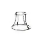 image of Turgla BM4113 Metal Display Riser, Round 8" Diameter x 5.75" Height, Silver Stainless Steel Finish