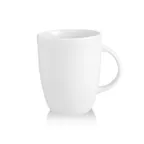image of Turgla ELT01MG00 Delta-Coupe Mug, 10‑Ounce White Porcelain, 31.75" Dia x 3.75" H, Non‑Stackable