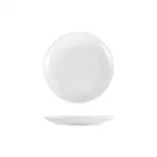 image of Turgla EO21DU00 Delta‑Coupe Plate, 8.25" Round White Porcelain Plate, Rolled Edge, Coupe Rim