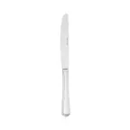 image of Turgla ETE1700-5 Dinner Knife – 9.25" Silver Mono Flatware, 18/10 Stainless Steel, Solid Handle