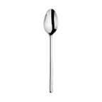 image of Turgla ETE3090-15 Soup/Bouillon Spoon, 7.5" Silver, 18/10 Stainless Steel X-Lo Dessert