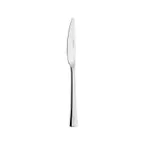 image of Turgla ETE964-5 Flatware Curve Dinner Knife, 8.75" Silver, 18/10 Stainless Steel Solid Handle