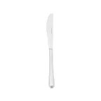 image of Turgla ETE966-5 Flatware Elegance Dinner Knife, 8.5" Silver Mono, 18/10 Stainless Steel Solid Handle