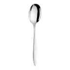 image of Turgla ETE977-15 Flatware Soup Spoon, 7" Silver, 18/10 Stainless Steel, Elegant Dessert Spoon