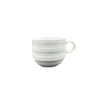 image of Turgla LIZ01CF00 - Round White Porcelain Cup, 3.25" Dia x 2.5" H, 7 oz Capacity, Stackable