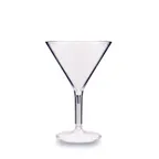 image of Turgla R-PRMMRT280CLR Martini Glass, 9 Oz Clear Polycarbonate Stemware, 4.5" Diameter x 6.5" Height