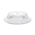 image of Turgla R‑SRVCVR277CLR Plate Cover, Clear Polycarbonate Round Cloche, 11" Dia x 2.5" H, Plastic