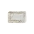 image of Turgla T-ANAR34DT-6 Antico Rectangular Porcelain Platter, Brown, 11.75" W x 7" D