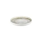 image of Turgla T-ANHL27RD-6 Antico Round Porcelain Dinner Plate, 10.75" Brown, Classic Tableware