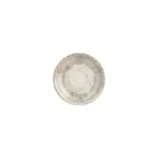 image of Turgla T-ANZT01CT-24 Round Porcelain Saucer, 6.25" Diameter, Brown Finish, Classic Antico Design