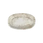 image of Turgla T-ANZT34OV-6 Antico Oval Porcelain Platter, 13.5" W x 7.75" D Brown