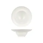 image of Turgla T-AT26CK-6 Gourmet Deep Round Plate, 10.25" Diameter, 22 oz Capacity, Warm White Porcelain