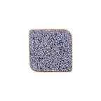 image of Turgla T-ECAR30KR-6 Square China Plate, 9" x 9" Porcelain, Cobalt Blue Finish
