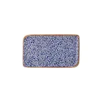 image of Turgla T-ECAR34DT-6 Edera Cobalt Rectangular Porcelain Platter, Blue, 12" x 8" – Elegant Dinnerware