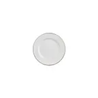 image of Turgla T-GREGT17DZ-12 Grace Round China Plate, 6.75" Diameter, Brown Porcelain Dinnerware