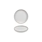image of Turgla T-GREHL16RD-6 Grace Round China Plate, 6.25" Diameter, Porcelain, Brown Finish