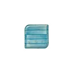 image of Turgla T-HAINAR20KR-12 Infinity Square Plate, 6" x 6" Turquoise Porcelain Dinnerware