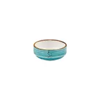 image of Turgla T-HAINGT14JO-12 Infinity Bowl, 5.5" (6") Diameter, 15 oz Round Turquoise Porcelain - 1/Each