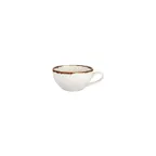 image of Turgla T-HAMGLZT01CPF-12 Antico Porcelain Cup, 4.25" Dia x 4.25" H, 12 Oz Brown Finish