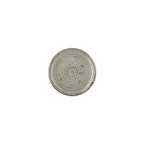 image of Turgla T-HASPZT17DZ-12 Supreme Round China Plate, 6.75" Grey Porcelain Dinnerware