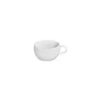 image of Turgla T-HL01CPF-12 Helix Cup, 4" Diameter, 9 oz Capacity, Round Warm White Porcelain Dinnerware Cup