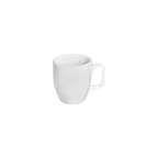 image of Turgla T-HL01MUG-6 Helix Mug, 3.25" Diameter, 11 oz Warm White Porcelain Round Coffee Cup