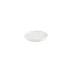 image of Turgla T-HL16RD-6 Helix Round China Plate, 6.25" Warm White Porcelain Elegant Dinnerware