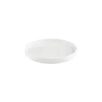 image of Turgla T-HL27RD-6 Helix Round China Plate, 10.75" Warm White Porcelain Dinnerware