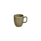 image of Turgla T-HLBB01MUG-6 China Mug, 3.25" Diameter, 11 Oz Round Green Porcelain