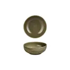 image of Turgla T-HLBB16KS-12 - Round 6" Green Porcelain Bowl, 25 Oz Capacity, General Usage Tableware