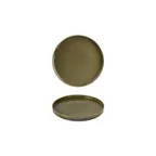 image of Turgla T-HLBB16RD-6 - 6.25" Round China Plate, Porcelain Material, Green Finish, Elegant Diningware