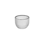 image of Turgla T-HLBLA02CF-12 Helix Cup, 3.25" Diameter, 7 oz Round Black Porcelain Coffee Mug
