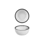image of Turgla T-HLBLA07KS-24 Helix China Bowl, 3" Diameter, 2 Oz Capacity, Black Porcelain