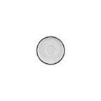 image of Turgla T-HLBLASM01KT-24 Helix Saucer, 5" Diameter Round Black Porcelain Smallware Tabletops