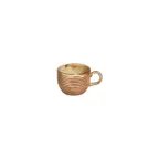 image of Turgla T-HLDN01CF-12 Dune Cup, 3.25" Diameter, 7 oz Round Orange Porcelain Tea Cup