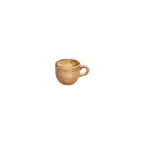 image of Turgla T-HLDN01KF-12 Dune Espresso Cup, 2.25" Diameter, 3 oz Capacity, Round Orange Porcelain