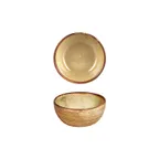 image of Turgla T-HLDN95KS-24 - Round Orange Porcelain Bowl, 3.75" Diameter, 5 oz Capacity