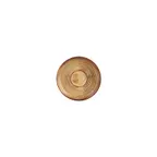 image of Turgla T-HLDNSM01KT-24 Dune Round Porcelain Saucer, 5" Diameter, Orange Finish - 1 Each