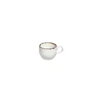 image of Turgla T-HLGL01KF-12 Helix Gleam Espresso Cup, 2.25" Diameter, 3 oz Capacity, Round Brown Porcelain