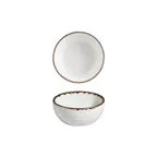 image of Turgla T-HLGL07KS-24 Helix Gleam Round Bowl, 3" Diameter, 2 Oz Porcelain, Brown Finish, General Use