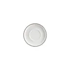 image of Turgla T-HLGLSM01CPT-24 Helix Gleam Round Saucer, 6" Diameter Porcelain Brown Finish