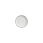 image of Turgla T-HLGLSM01KT-24 Helix Gleam Round Saucer, 5" Diameter, Brown Porcelain Dinnerware
