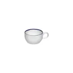image of Turgla T-HLNBL01CPF-12 Round Blue Porcelain Cup, 4" Diameter, 9 oz Capacity, Elegant Dinnerware