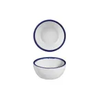image of Turgla T-HLNBL95KS-24 Round Blue Porcelain Bowl, 3.75" (4") Diameter, 5 oz Capacity, General Usage